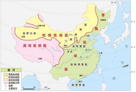 中國季風方向|中國地理 簡報系列 (3) – 中國的氣候